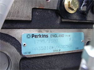 Peterborought engine name plate